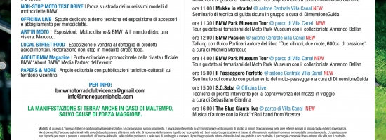 “BMW Motorrad Day Vicenza 2017 | Programma”